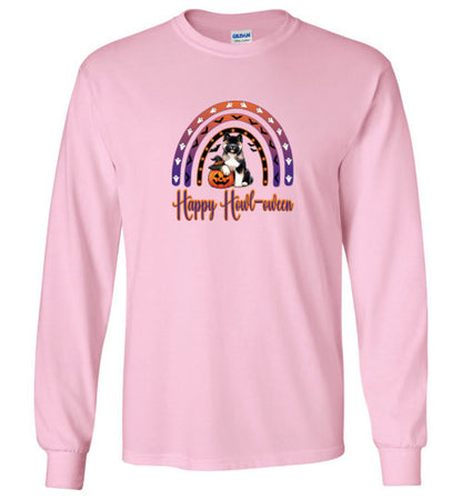 Akita Howl-oween Youth Gildan Shirts - WagALotBowWow