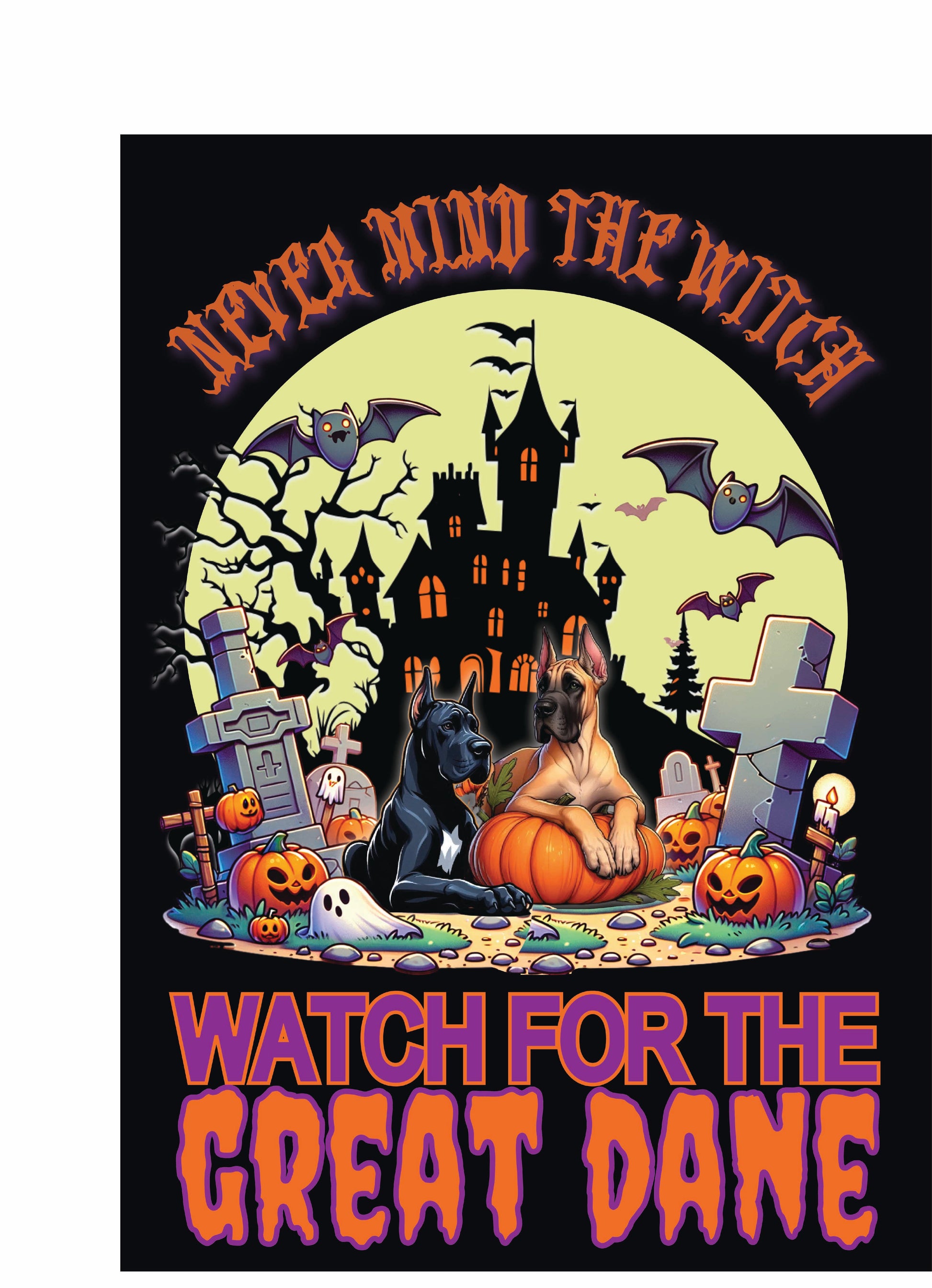 Halloween Working Dog Breeds Garden Flag - WagALotBowWow