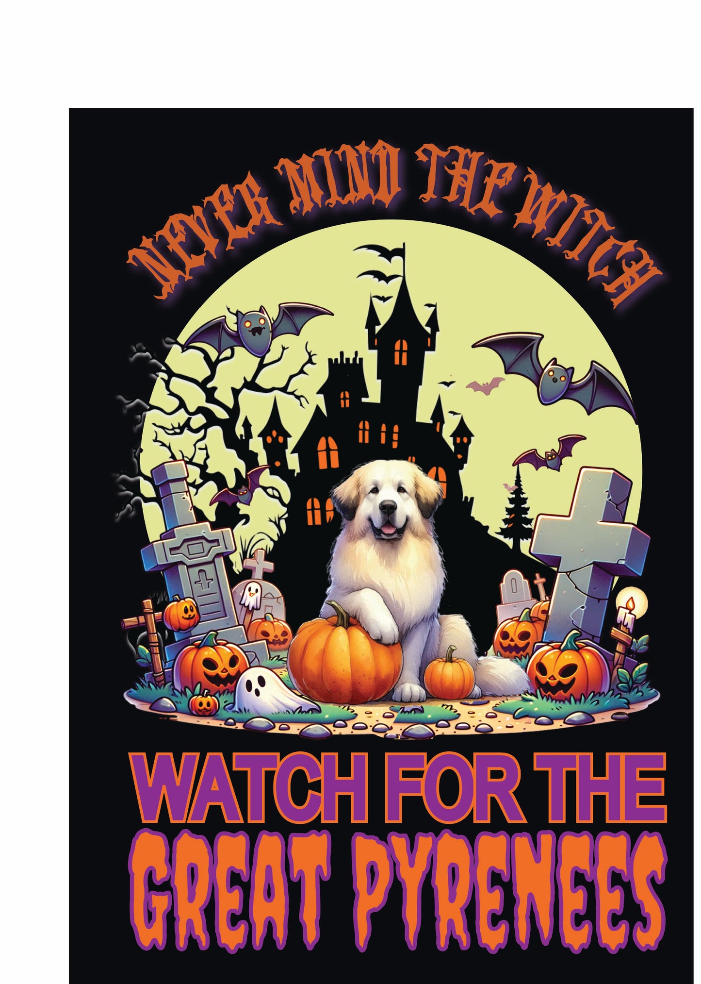 Halloween Working Dog Breeds Garden Flag - WagALotBowWow