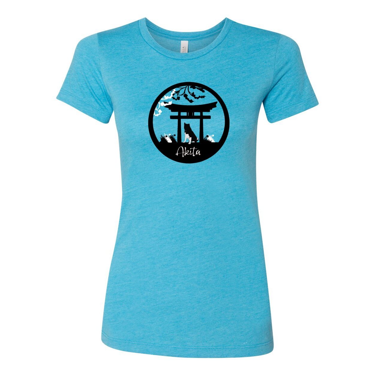 Black & White Breed Front Design Women's The Favorite Tee - WagALotBowWow