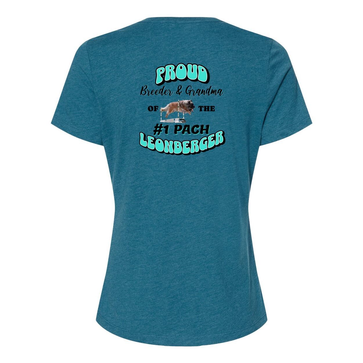 Leo Grandma Breeder BELLA + CANVAS 6400CVC Women’s Relaxed Fit Heather CVC Tee