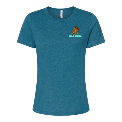 Leo Grandma Breeder BELLA + CANVAS 6400CVC Women’s Relaxed Fit Heather CVC Tee