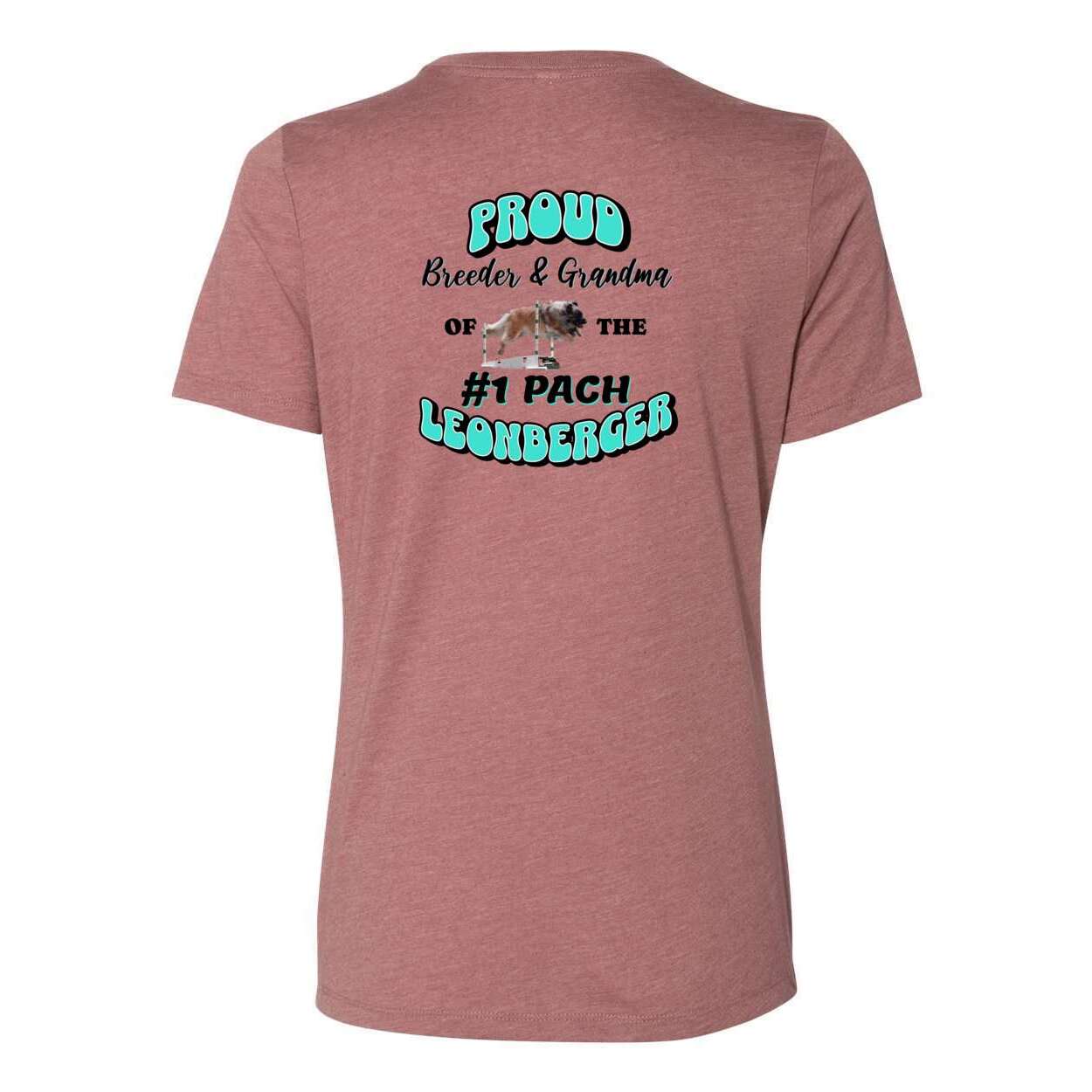 Leo Grandma Breeder BELLA + CANVAS 6400CVC Women’s Relaxed Fit Heather CVC Tee