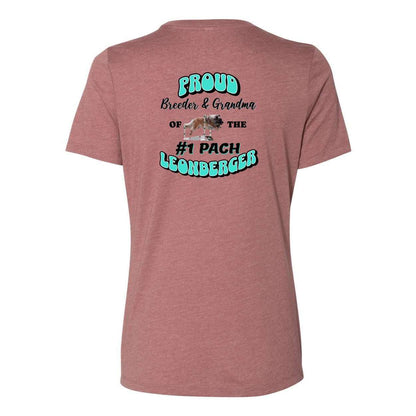 Leo Grandma Breeder BELLA + CANVAS 6400CVC Women’s Relaxed Fit Heather CVC Tee