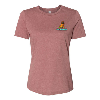 Leo Grandma Breeder BELLA + CANVAS 6400CVC Women’s Relaxed Fit Heather CVC Tee