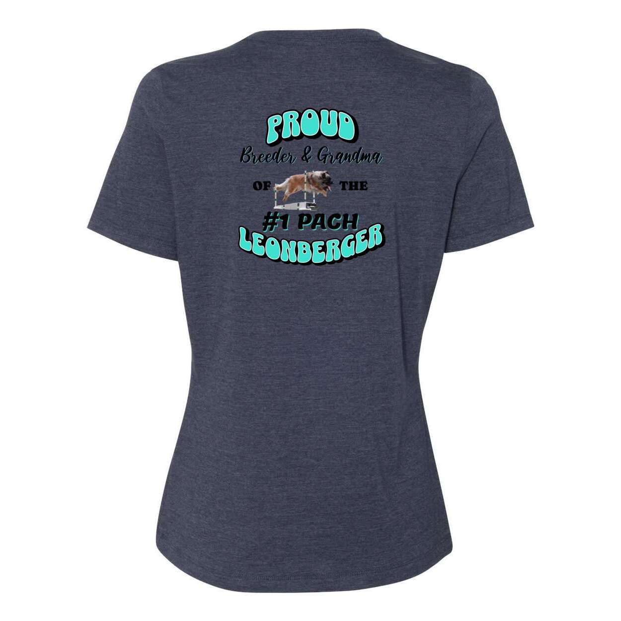 Leo Grandma Breeder BELLA + CANVAS 6400CVC Women’s Relaxed Fit Heather CVC Tee