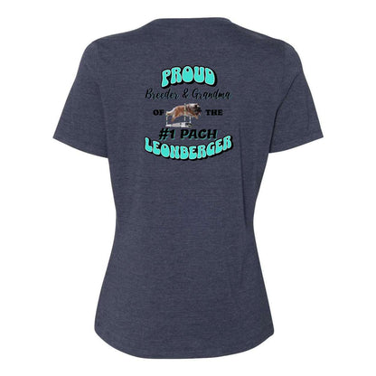 Leo Grandma Breeder BELLA + CANVAS 6400CVC Women’s Relaxed Fit Heather CVC Tee