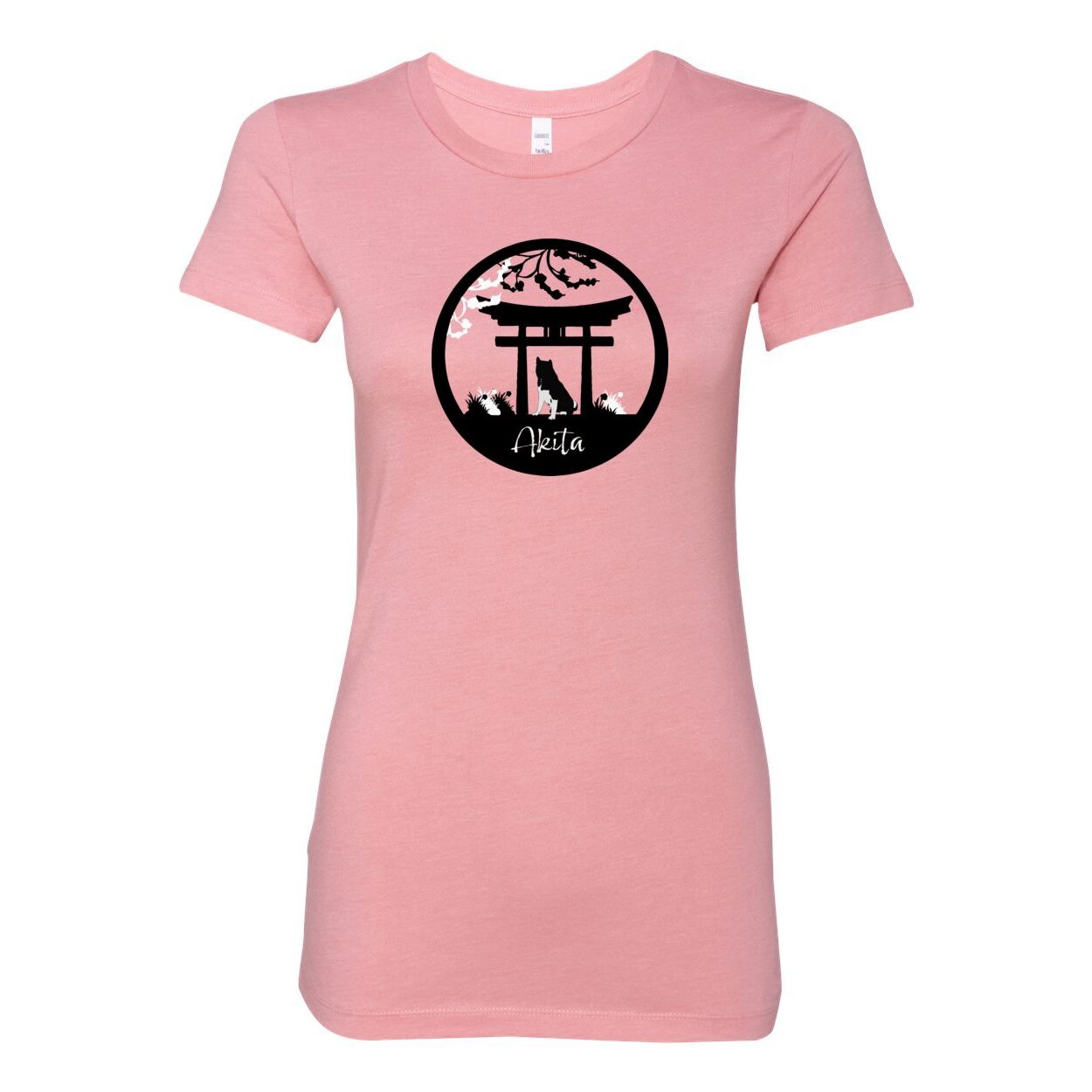 Black & White Breed Front Design Women's The Favorite Tee - WagALotBowWow