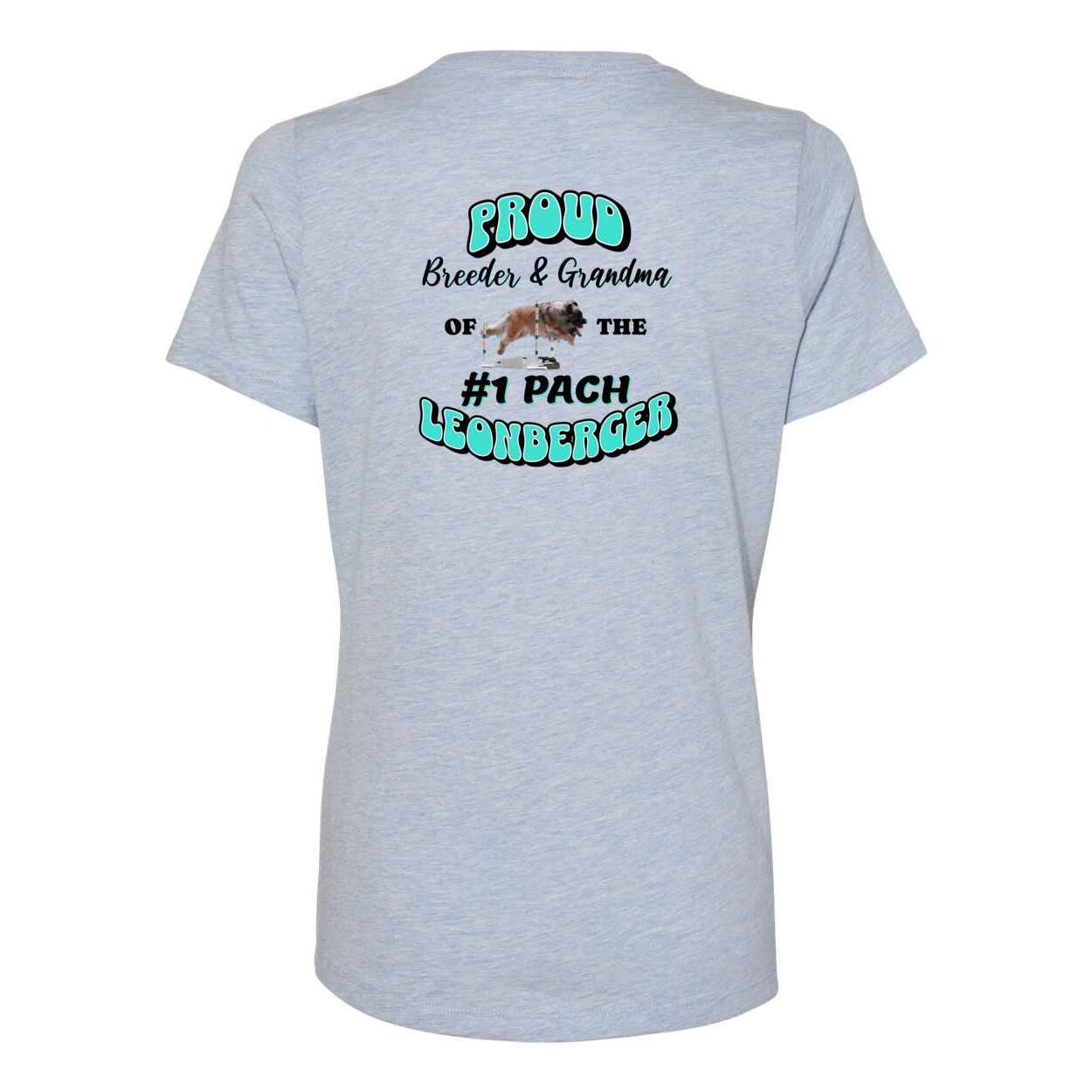 Leo Grandma Breeder BELLA + CANVAS 6400CVC Women’s Relaxed Fit Heather CVC Tee