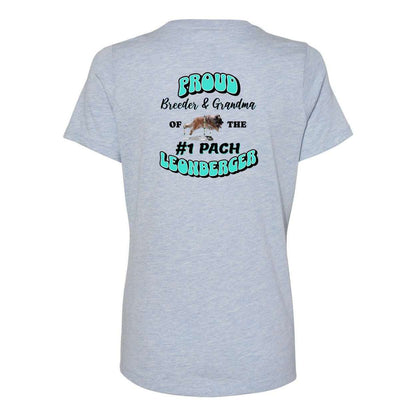 Leo Grandma Breeder BELLA + CANVAS 6400CVC Women’s Relaxed Fit Heather CVC Tee