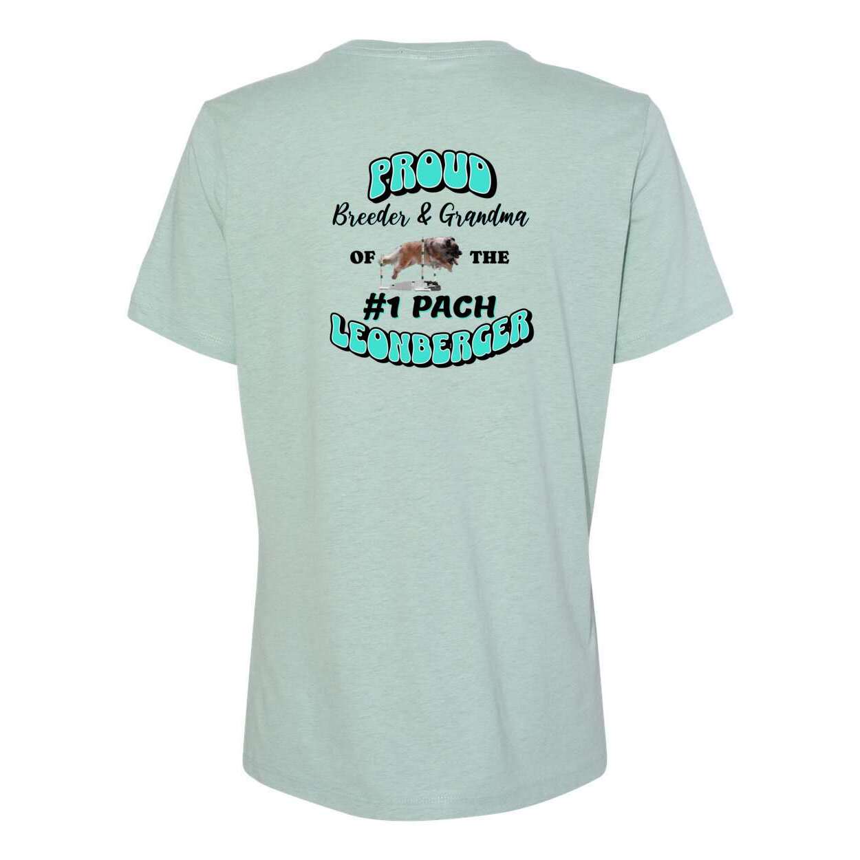 Leo Grandma Breeder BELLA + CANVAS 6400CVC Women’s Relaxed Fit Heather CVC Tee