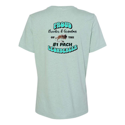 Leo Grandma Breeder BELLA + CANVAS 6400CVC Women’s Relaxed Fit Heather CVC Tee