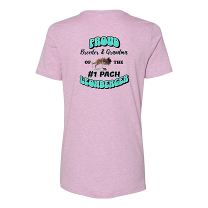 Leo Grandma Breeder BELLA + CANVAS 6400CVC Women’s Relaxed Fit Heather CVC Tee