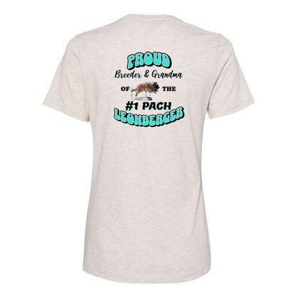 Leo Grandma Breeder BELLA + CANVAS 6400CVC Women’s Relaxed Fit Heather CVC Tee