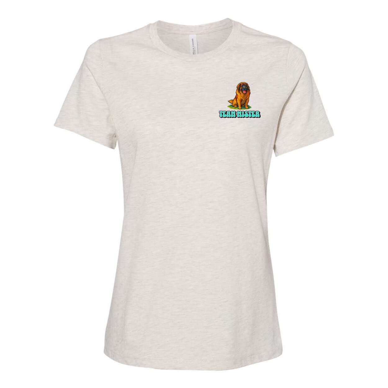 Leo Grandma Breeder BELLA + CANVAS 6400CVC Women’s Relaxed Fit Heather CVC Tee