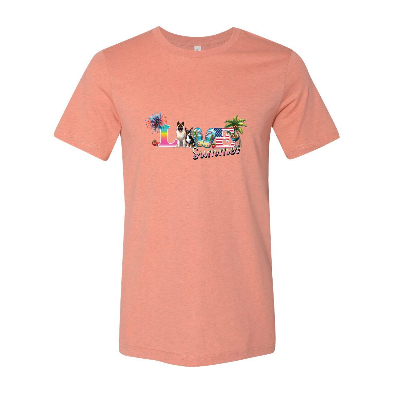 Summer Akita Rat T Unisex Short Sleeve Jersey Tee - WagALotBowWow