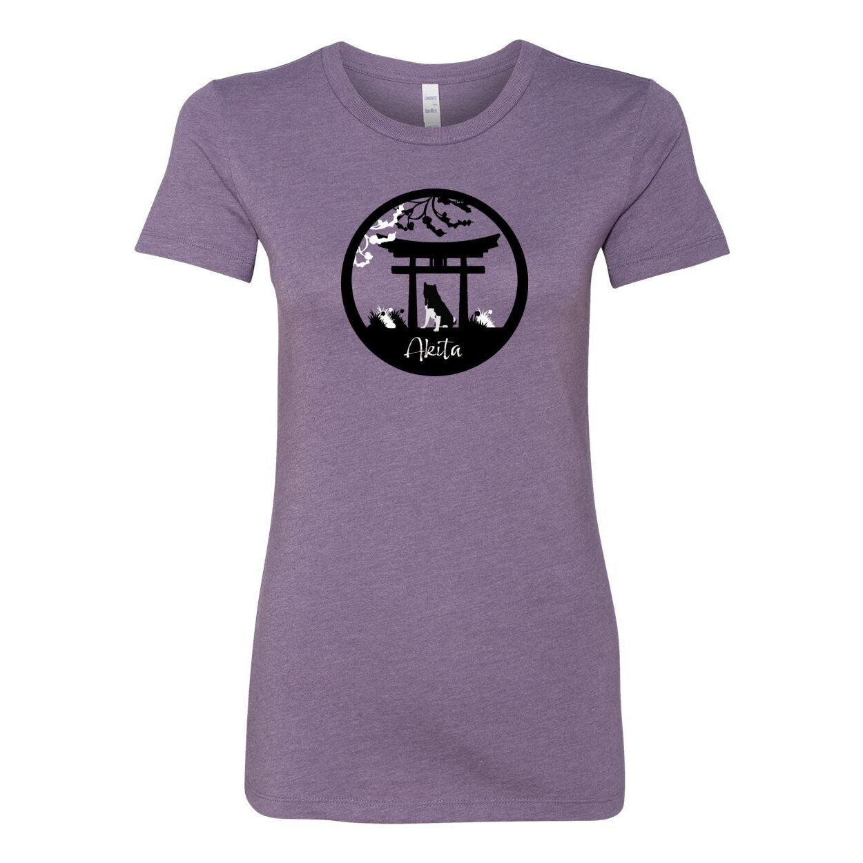 Black & White Breed Front Design Women's The Favorite Tee - WagALotBowWow