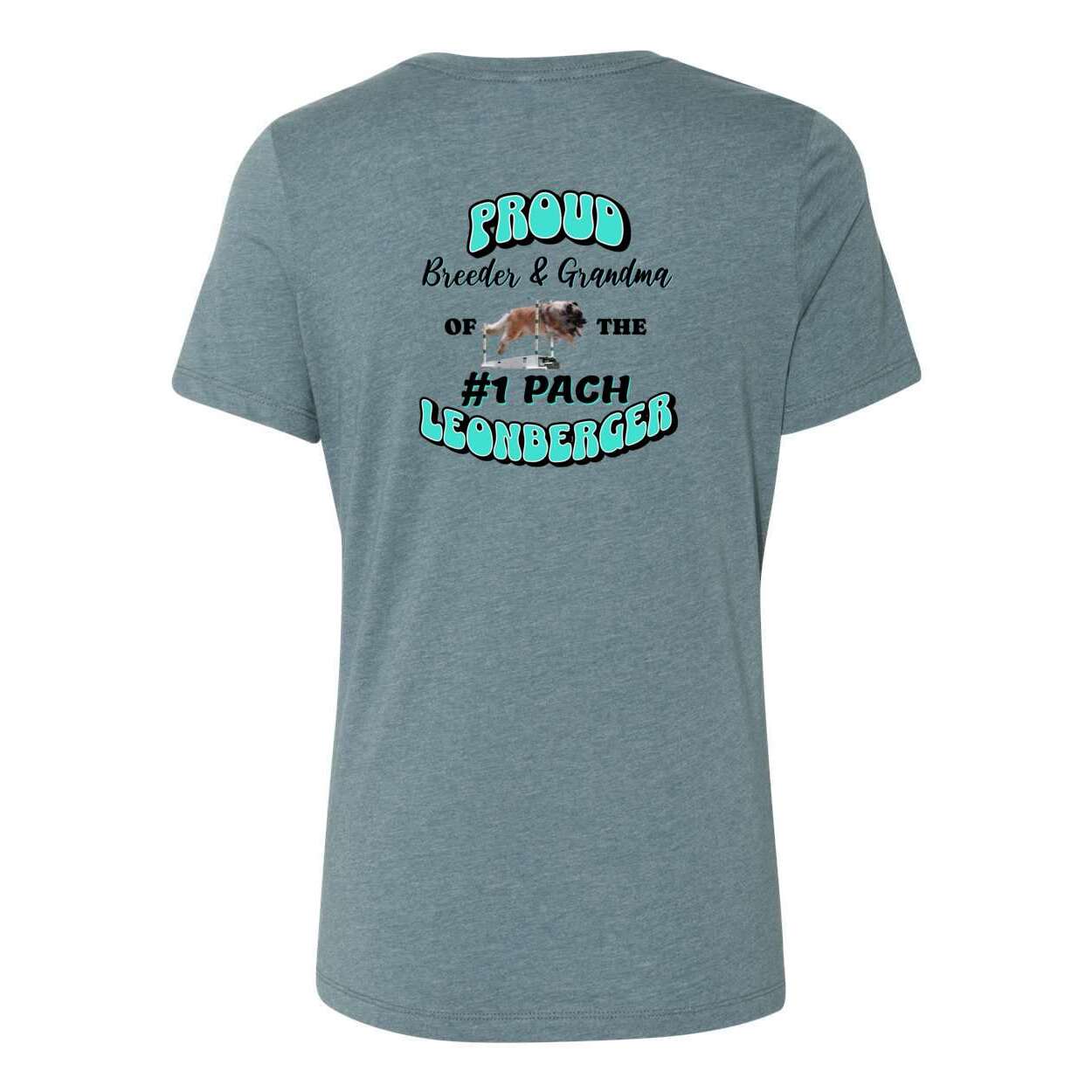 Leo Grandma Breeder BELLA + CANVAS 6400CVC Women’s Relaxed Fit Heather CVC Tee