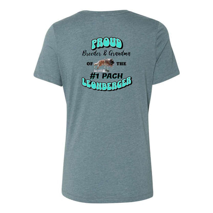 Leo Grandma Breeder BELLA + CANVAS 6400CVC Women’s Relaxed Fit Heather CVC Tee