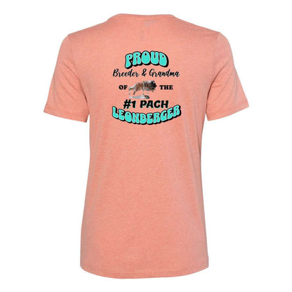 Leo Grandma Breeder BELLA + CANVAS 6400CVC Women’s Relaxed Fit Heather CVC Tee