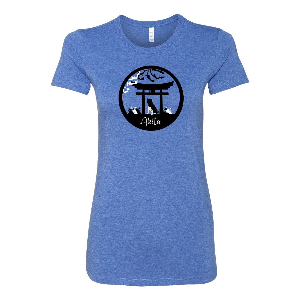 Black & White Breed Front Design Women's The Favorite Tee - WagALotBowWow