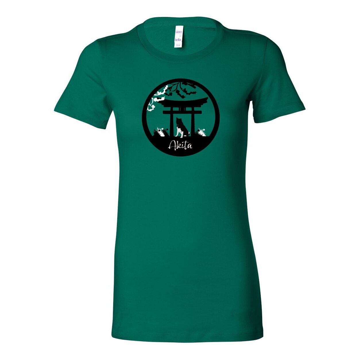 Black & White Breed Front Design Women's The Favorite Tee - WagALotBowWow