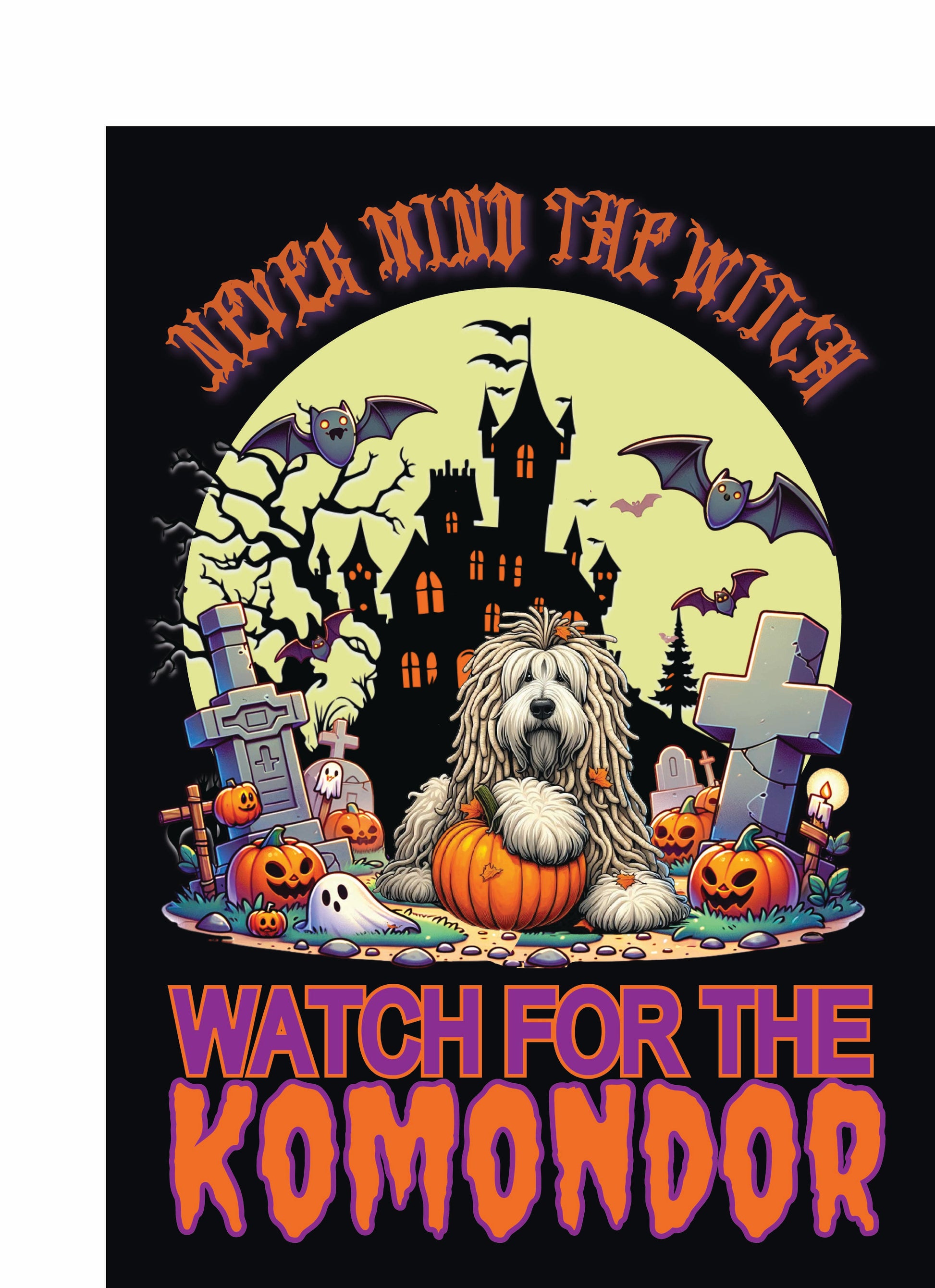 Halloween Working Dog Breeds Garden Flag - WagALotBowWow