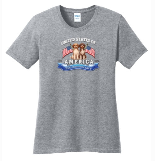 America 250 Celebration Women Tshirt LPC54