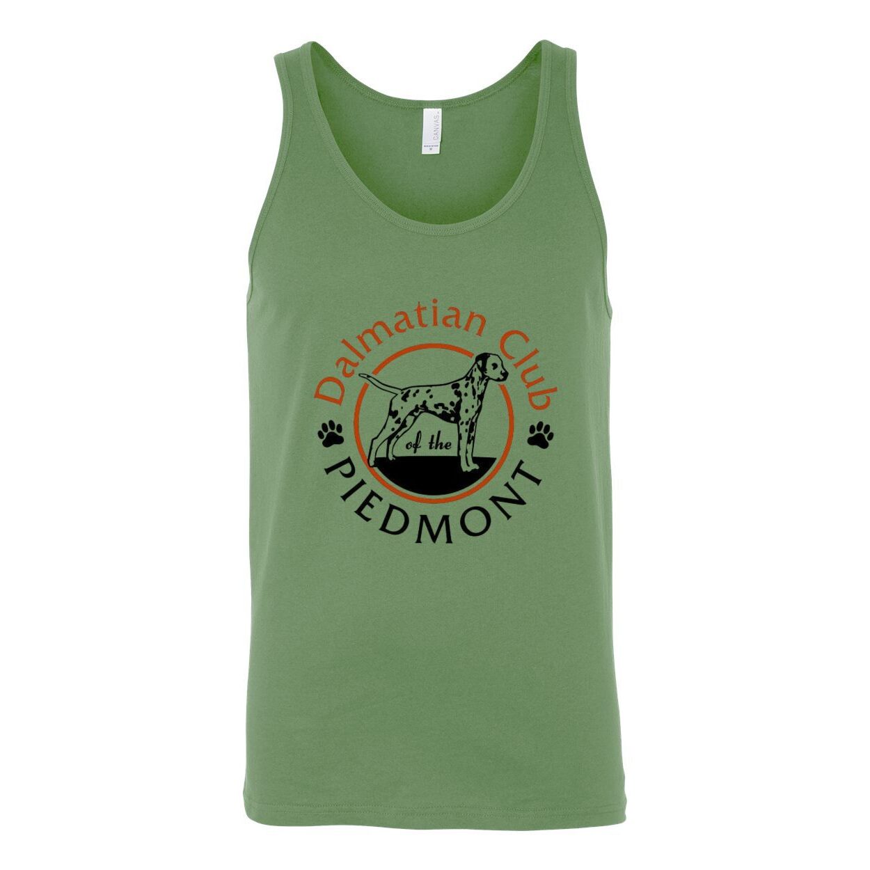 Dalmatian Club Unisex Jersey Tank Dark Letters
