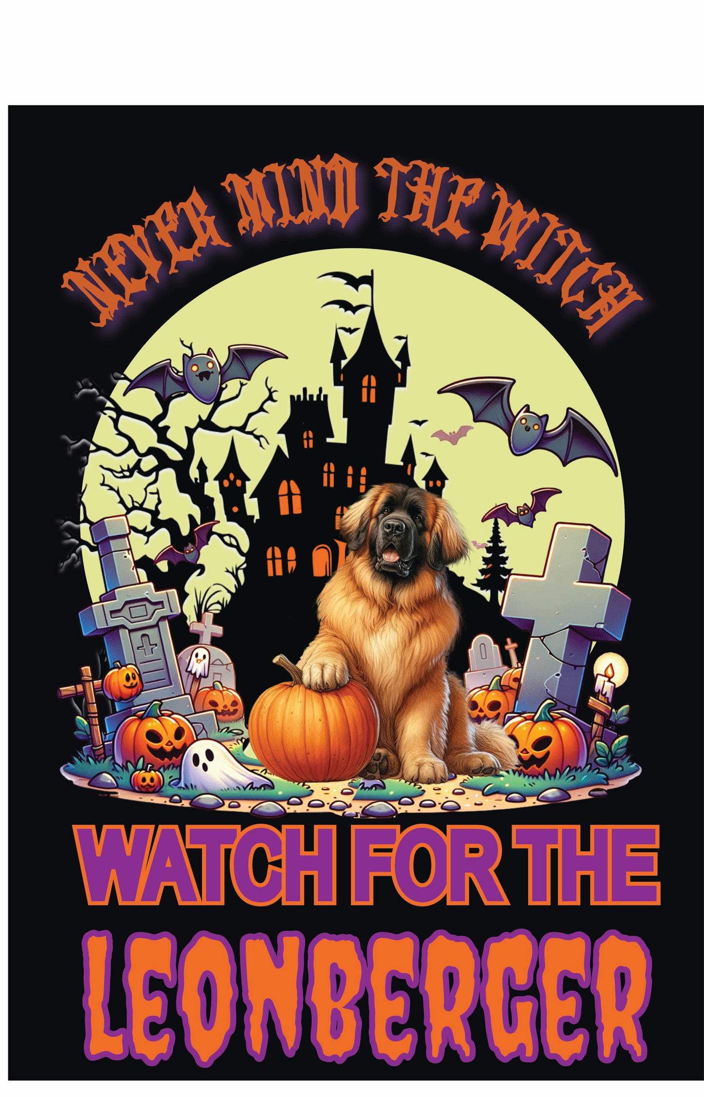 Halloween Working Dog Breeds Garden Flag - WagALotBowWow
