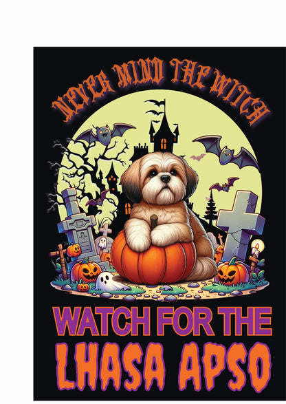 Halloween Non-Sporting Breed Garden Flags - WagALotBowWow