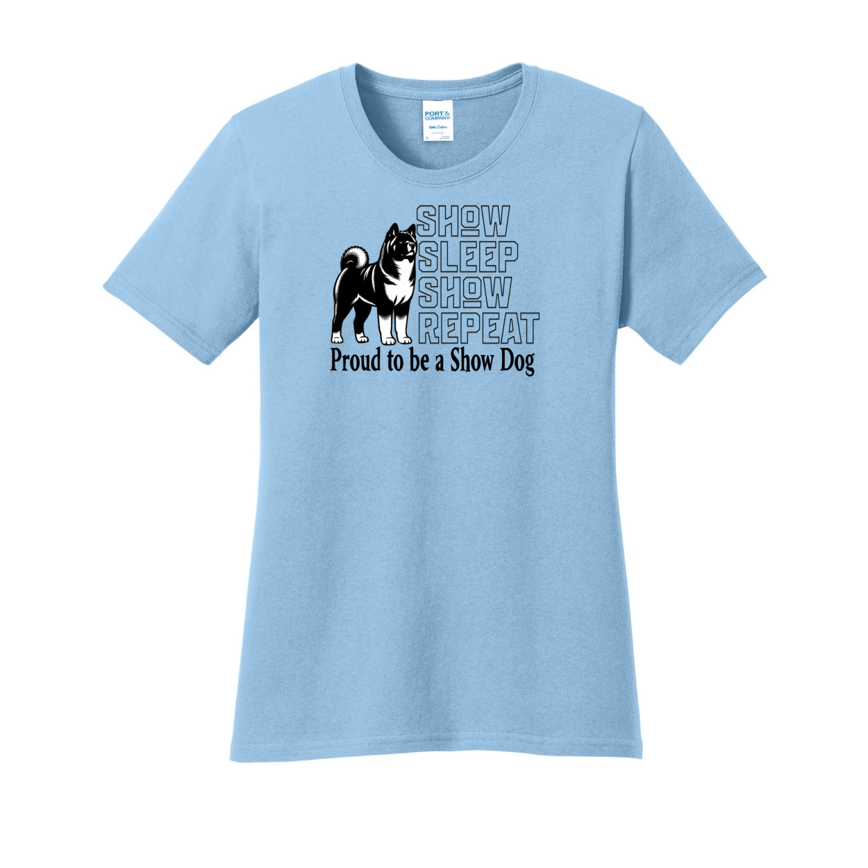 Show Repeat Port & Co™ LPC54 Women's Core Cotton Tee