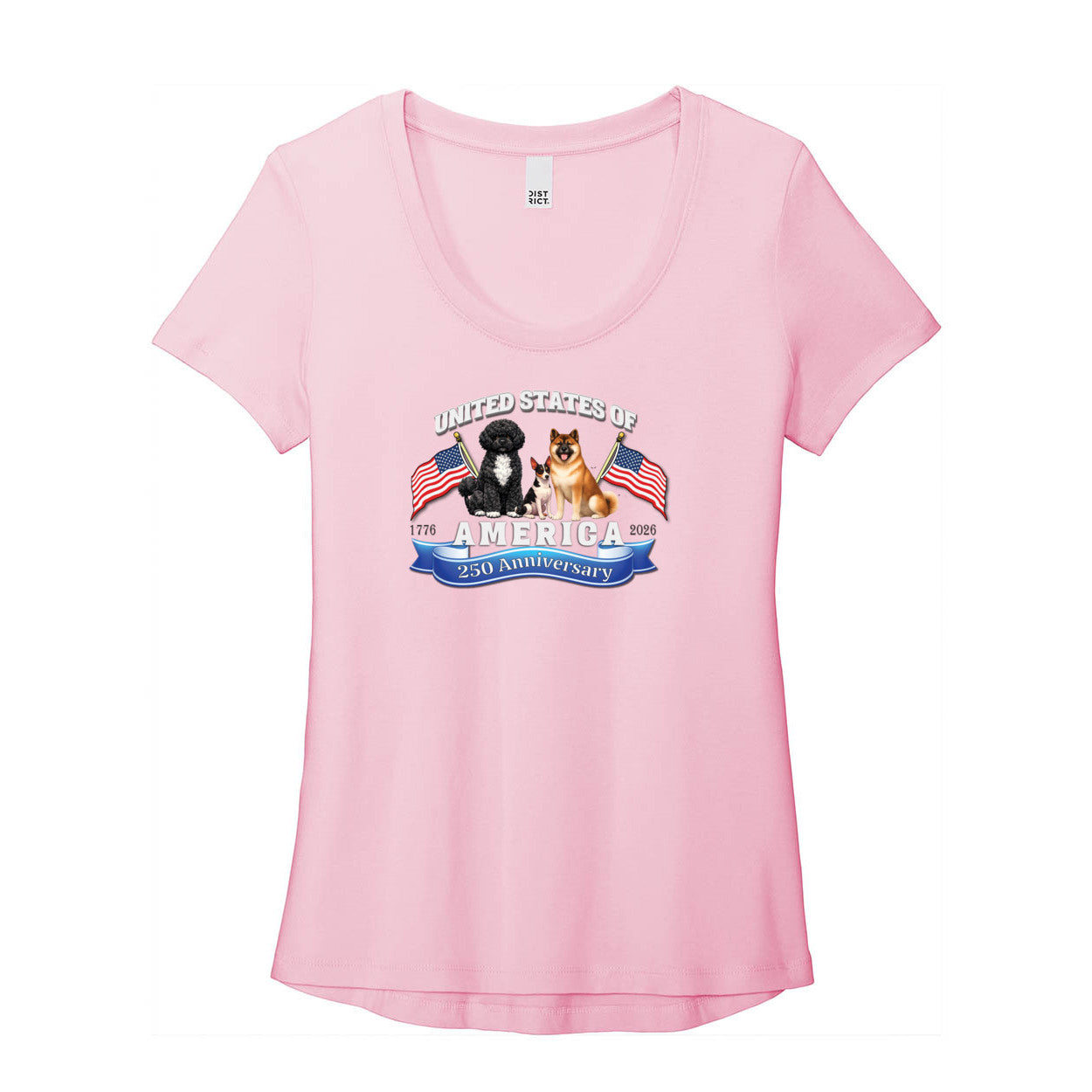 Tina 250 DT7501 District ® Women’s Flex Scoop Neck Tee