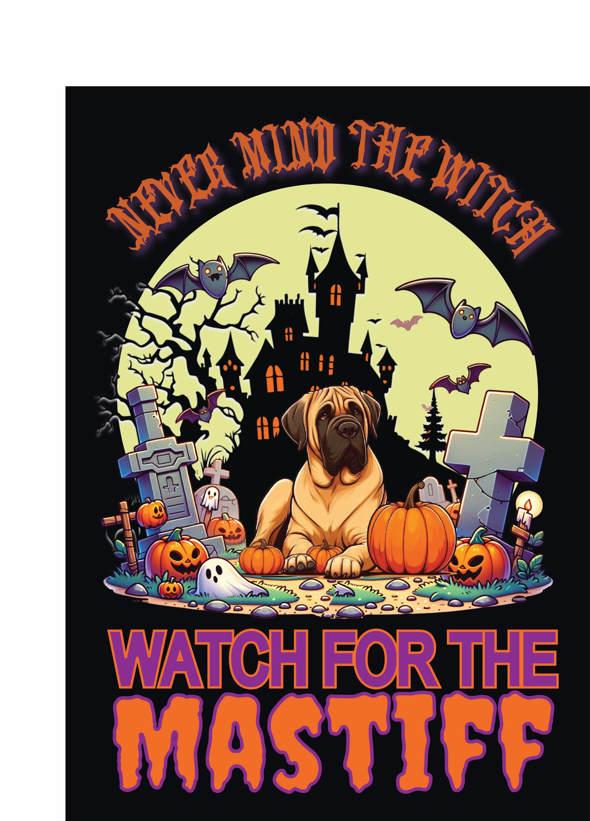 Halloween Working Dog Breeds Garden Flag - WagALotBowWow