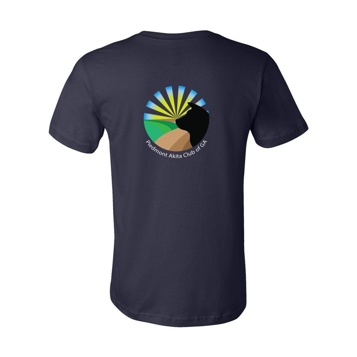 PAC of GA Logo Front/Back Unisex Short Sleeve Jersey Tee - WagALotBowWow