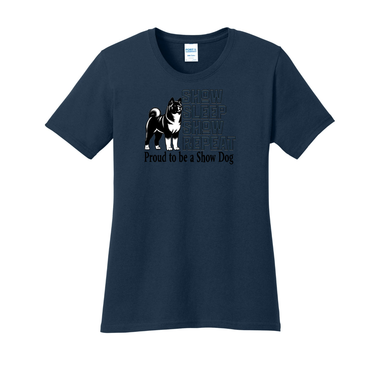Show Repeat Port & Co™ LPC54 Women's Core Cotton Tee