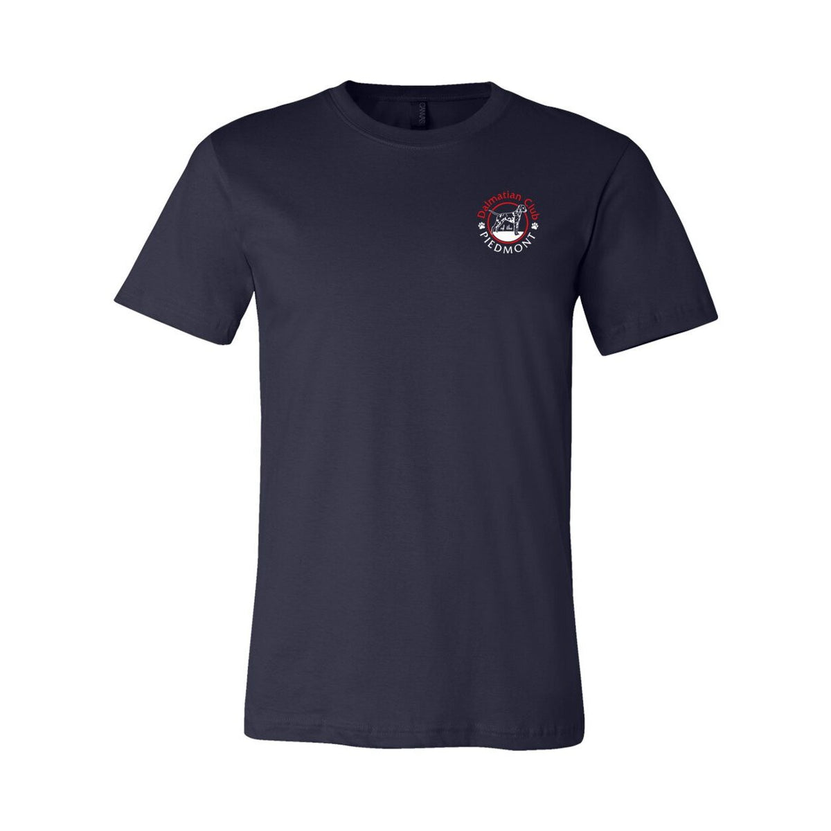 Dal Club Front Back Red White 3001 Unisex Short Sleeve Jersey Tee