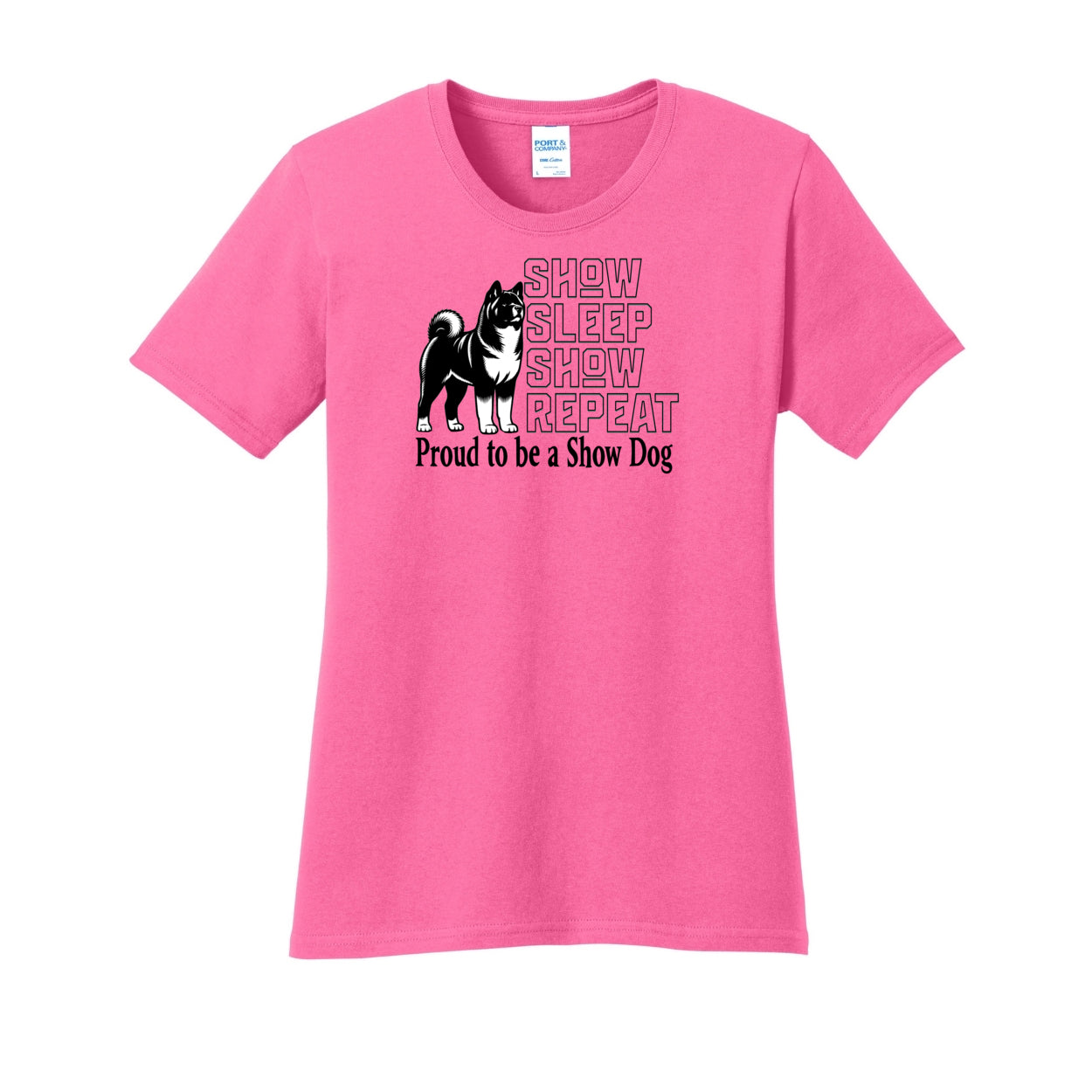 Show Repeat Port & Co™ LPC54 Women's Core Cotton Tee