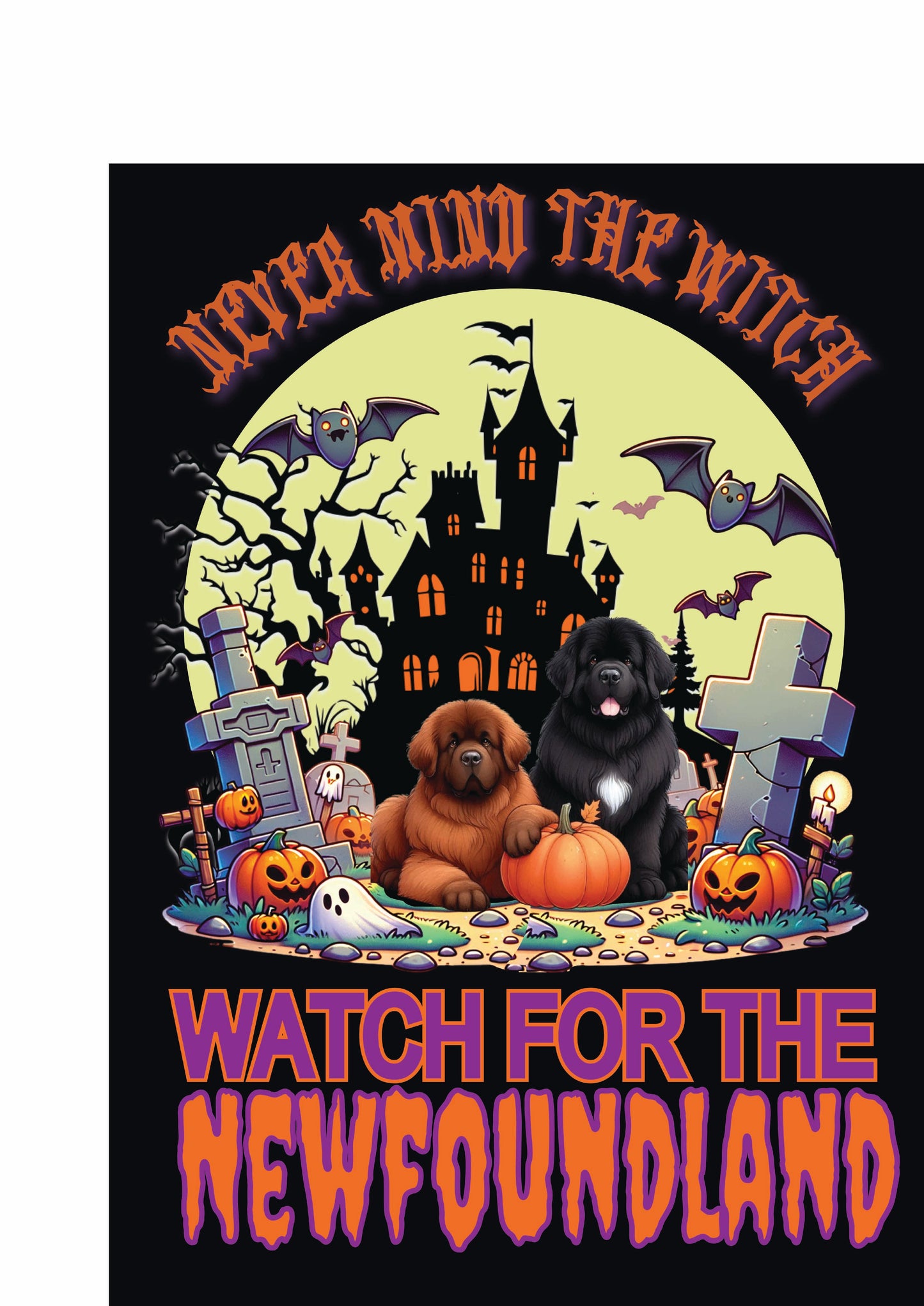 Halloween Working Dog Breeds Garden Flag - WagALotBowWow