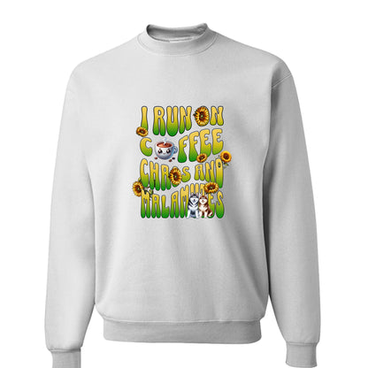 Coffee Chaos & Malamutes Sweatshirt - WagALotBowWow