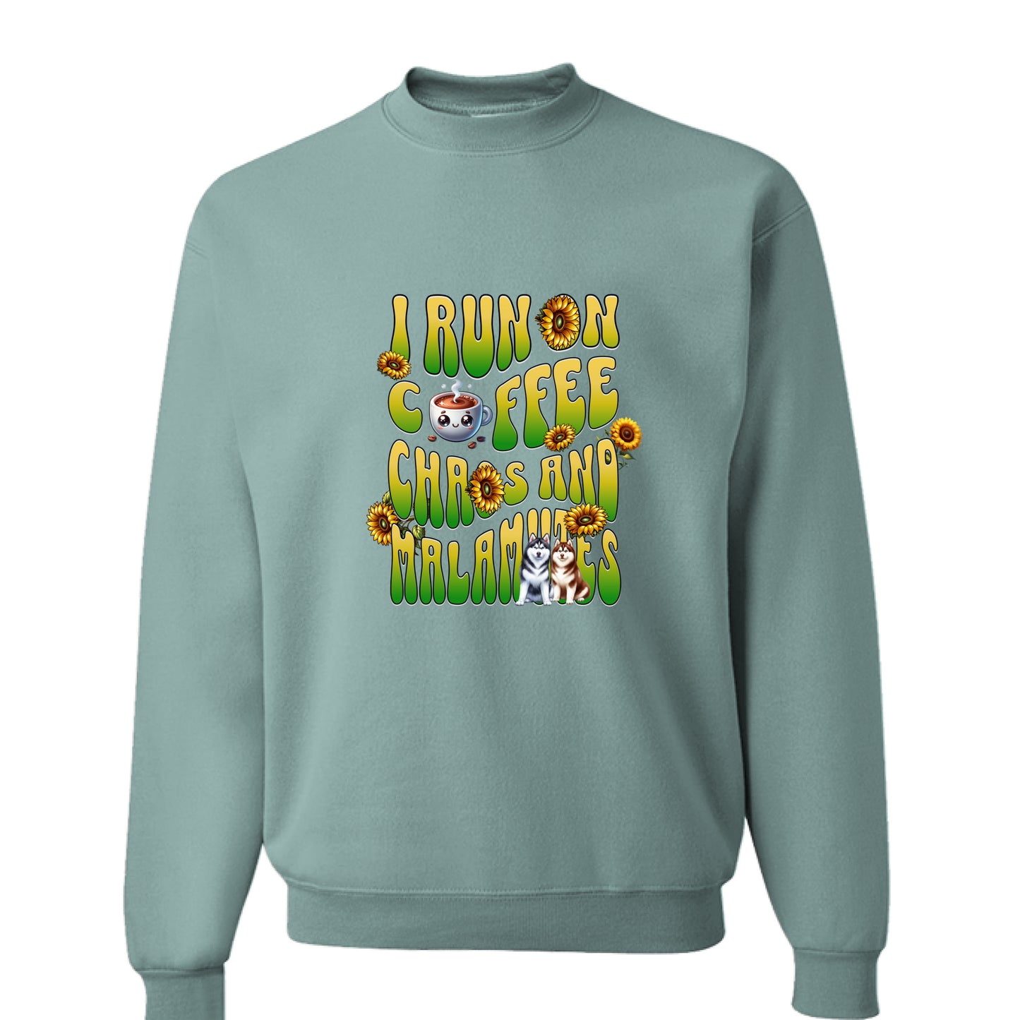 Coffee Chaos & Malamutes Sweatshirt - WagALotBowWow