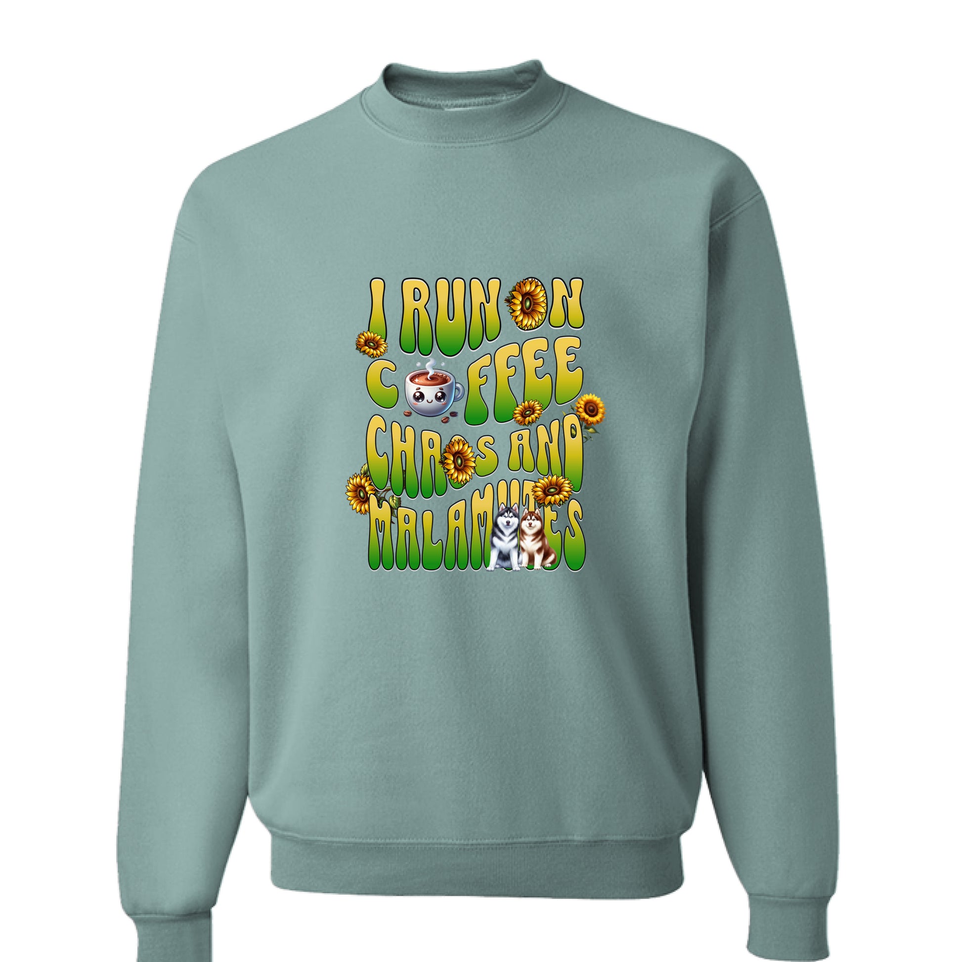 Coffee Chaos & Malamutes Sweatshirt - WagALotBowWow