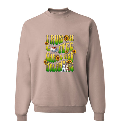 Coffee Chaos & Malamutes Sweatshirt - WagALotBowWow