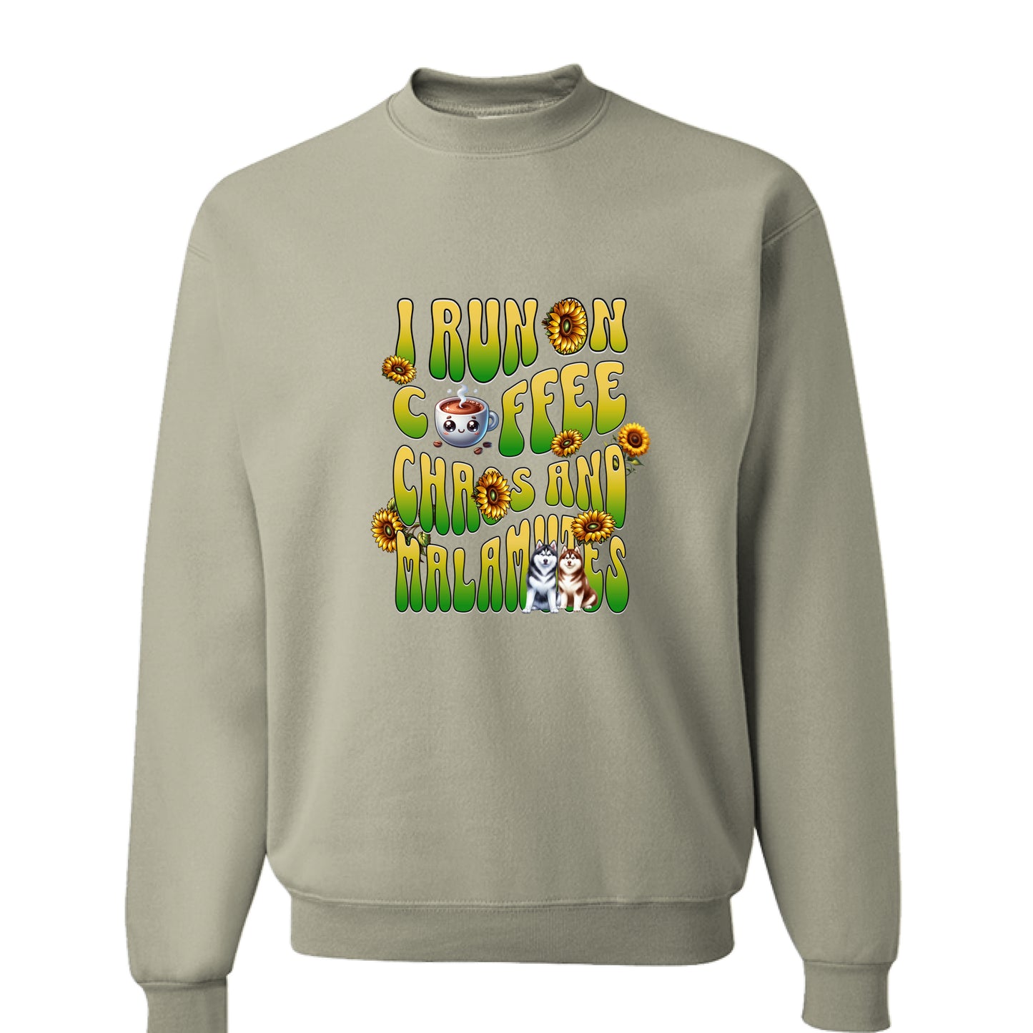 Coffee Chaos & Malamutes Sweatshirt - WagALotBowWow