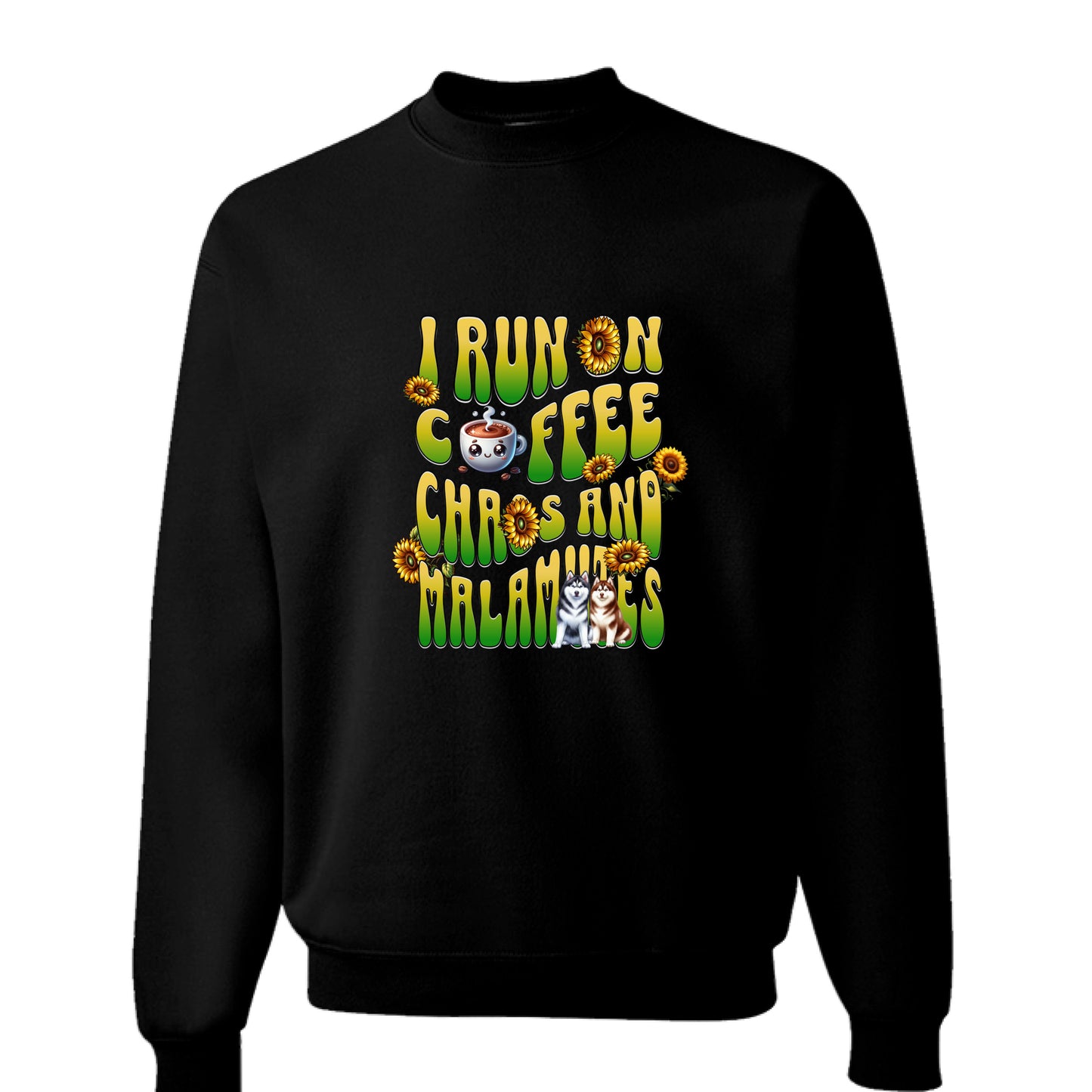 Coffee Chaos & Malamutes Sweatshirt - WagALotBowWow