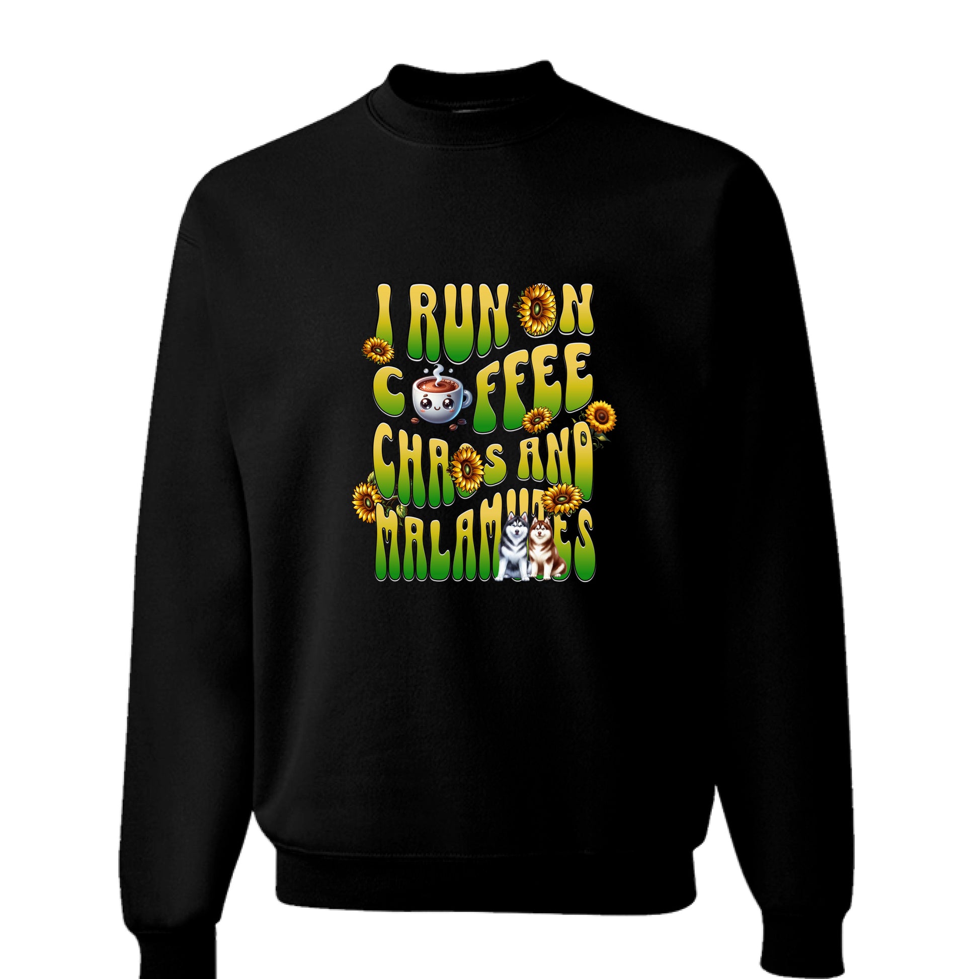 Coffee Chaos & Malamutes Sweatshirt - WagALotBowWow