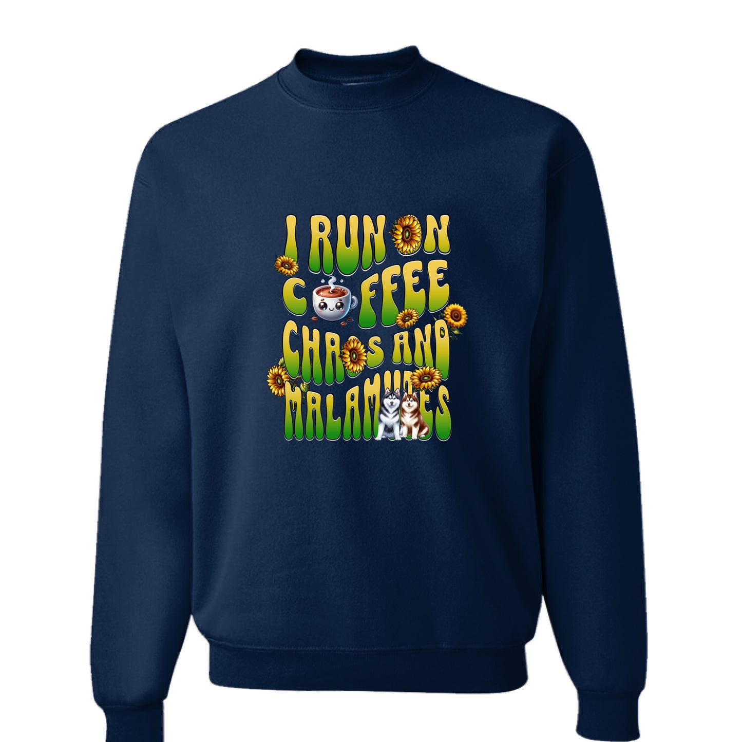 Coffee Chaos & Malamutes Sweatshirt - WagALotBowWow