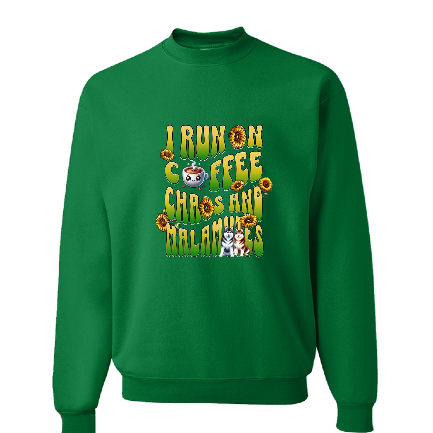 Coffee Chaos & Malamutes Sweatshirt - WagALotBowWow