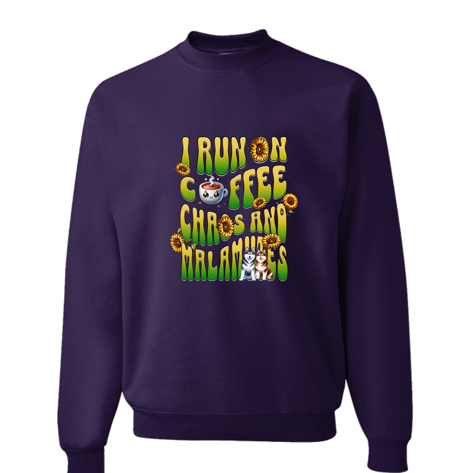 Coffee Chaos & Malamutes Sweatshirt - WagALotBowWow