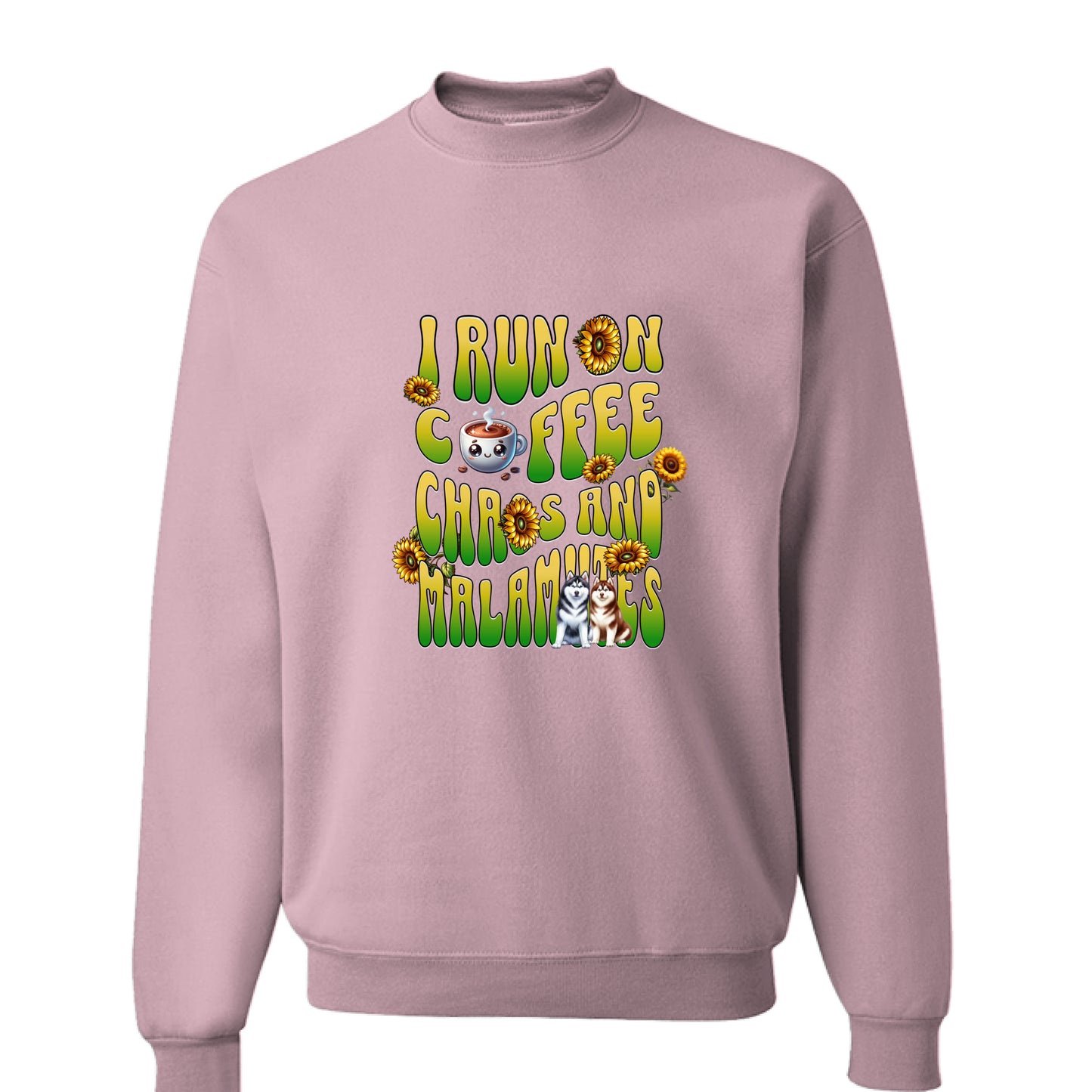 Coffee Chaos & Malamutes Sweatshirt - WagALotBowWow